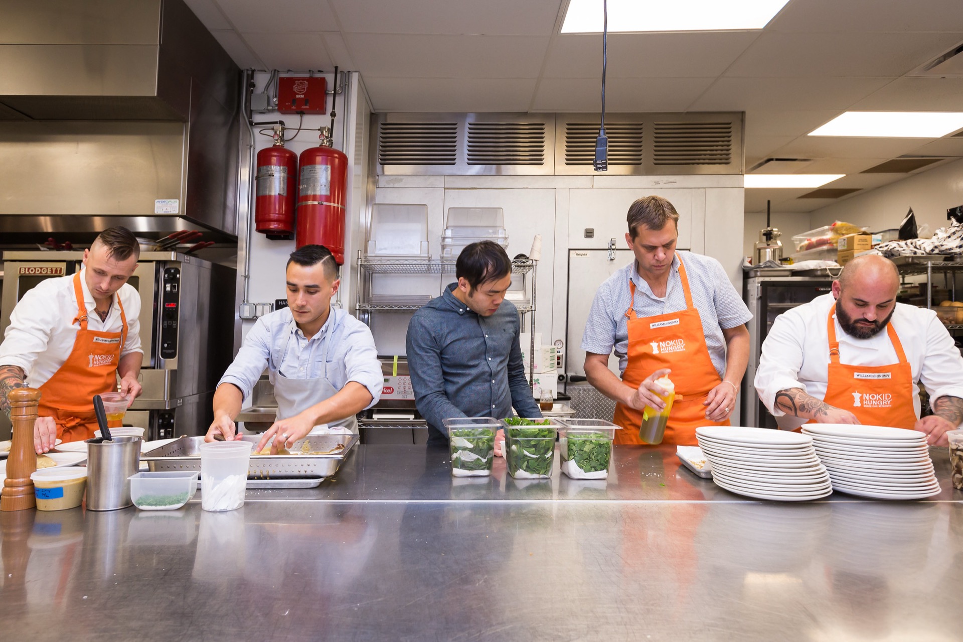 No Kid Hungry dinner guests