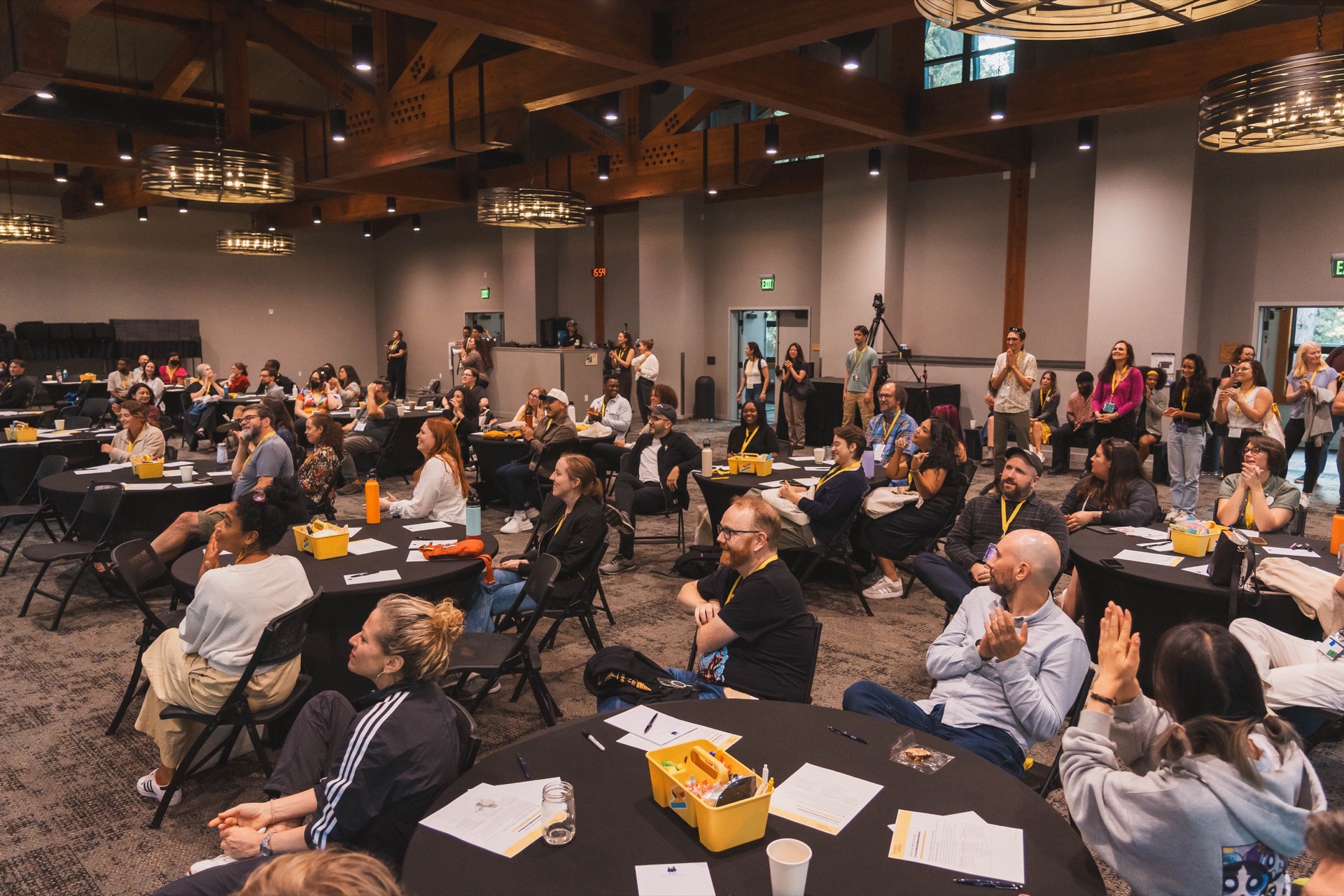 Staff retreat moment